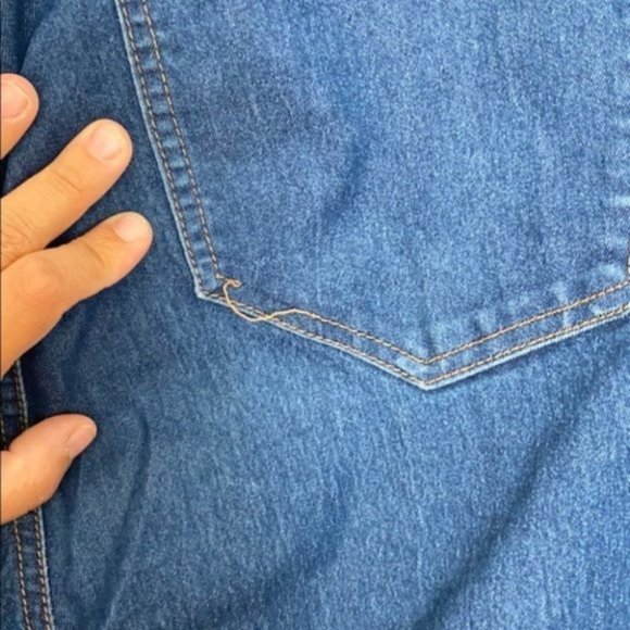 Forever21 medium wash high rise skinny jeans 20 - Picture 7 of 9